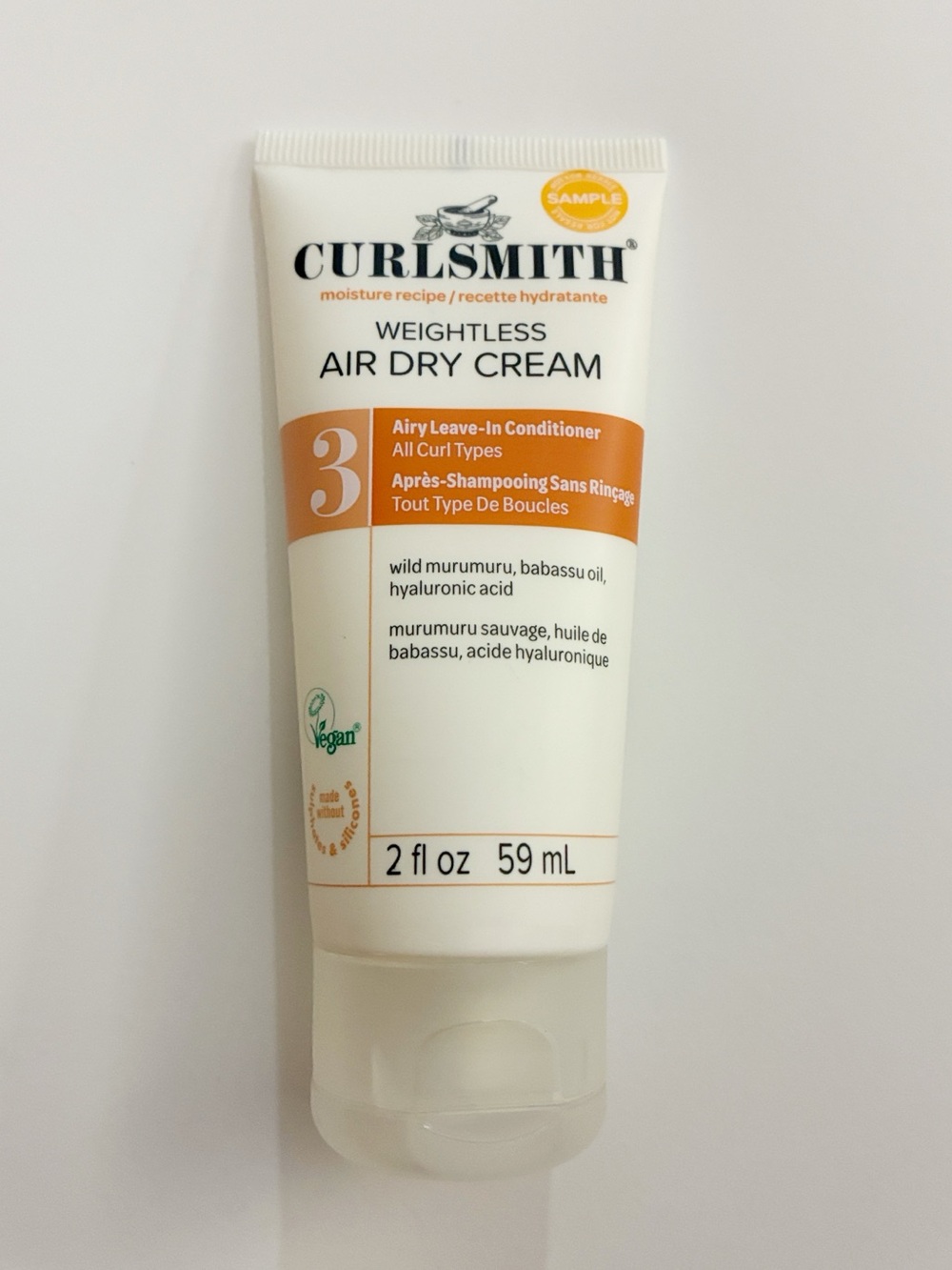 CurlSmith Weightless Air Dry Cream
